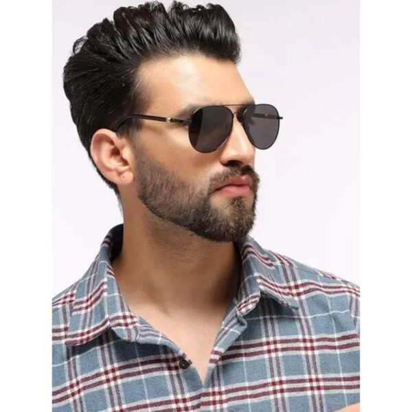 eymen aviator sunglasses styled worn look