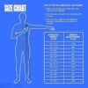 Adjustable skipping rope – height size chart