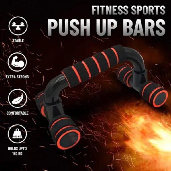 Boldfire push-up bars – strong and stable with 150kg capacity