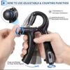 Hand Gripper with Counter 60kg - Image 2