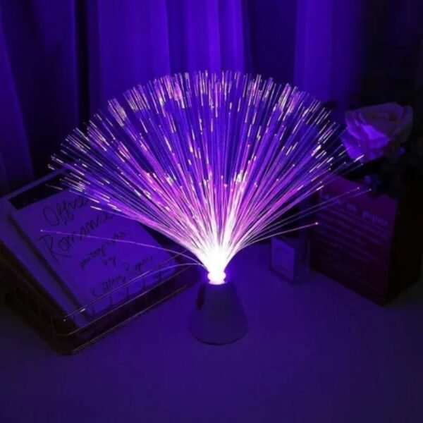 LED fiber optic nightlight – color shift view