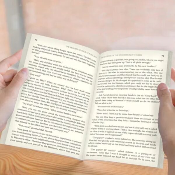 sherlock holmes memoirs book inner page preview