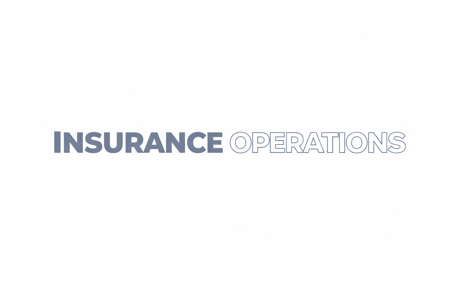 Home insurance operations